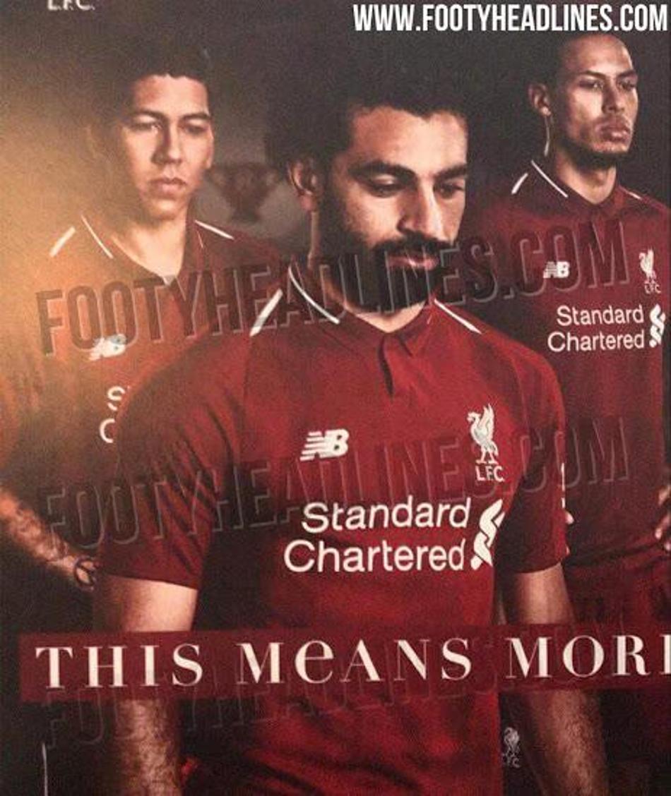 Nova camisa 1 do Liverpool é revelada após vazamento de publicidade. Veja como ficou