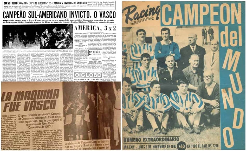 Racing x Vasco: as semelhanças em uma história repleta de conquistas