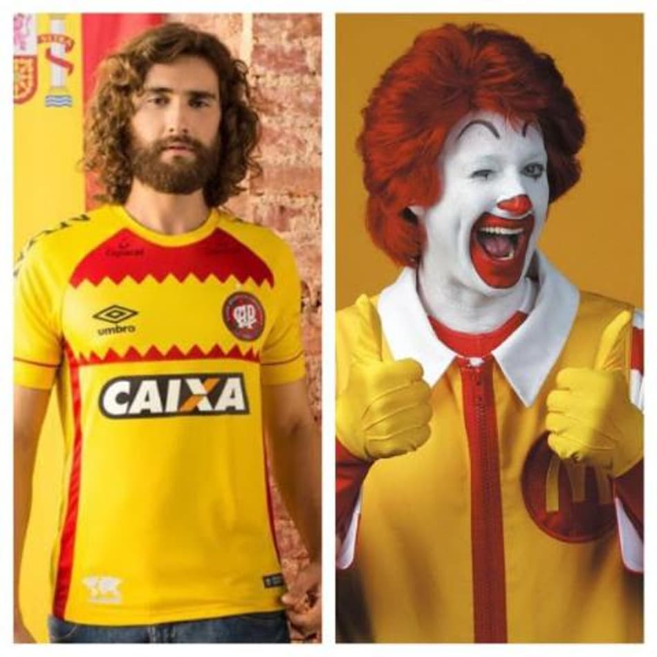 Nova camisa do Atlético-PR x Ronald MacDonalds