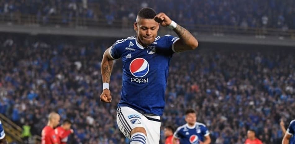 Atacante Ayron del Valle marca gol mais rápido da história do Millonarios