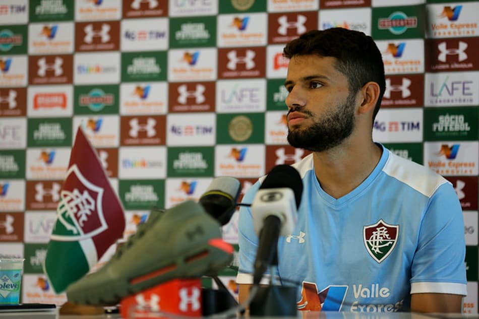 Jádson - coletiva no Fluminense