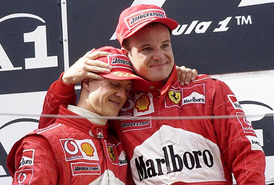 Barrichello sobre Michael Schumacher: “Ele não era um companheiro de equipe solidário”