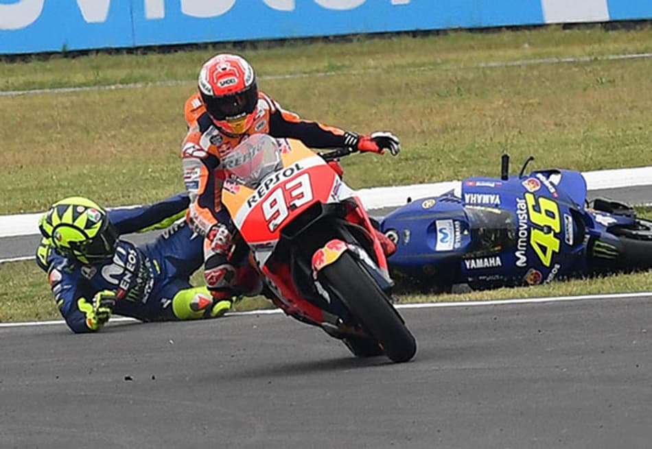 MotoGP planeja penalidades mais duras após confrontos entre Márquez e Rossi
