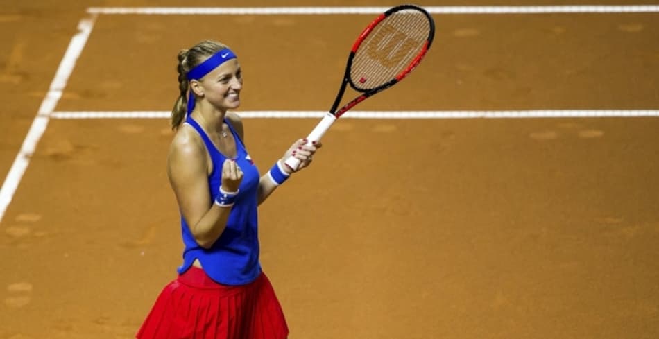 Kvitova confirma favoritismo e vai às quartas em Praga