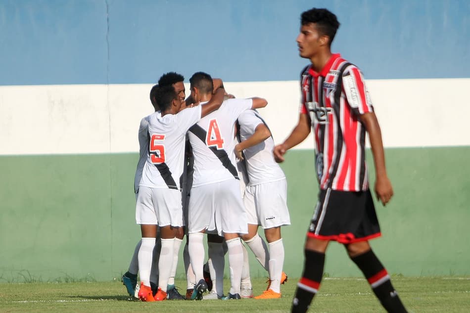 Copa BR sub-20: Vasco vence São Paulo com três viradas e nove gols