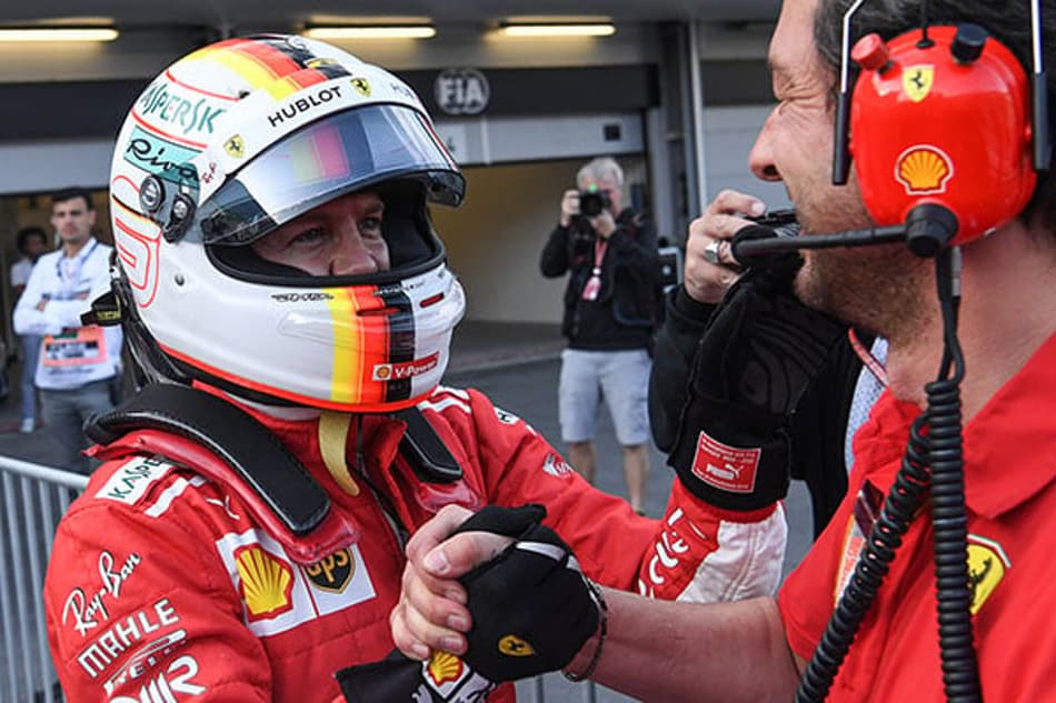 Pole-position Sebastian Vettel preparado para corrida 'intensa' em Baku
