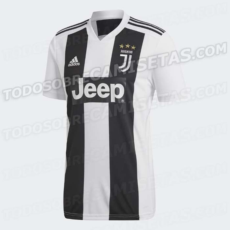 Confira imagens da provável camisa que a Juventus usará em 2018/19