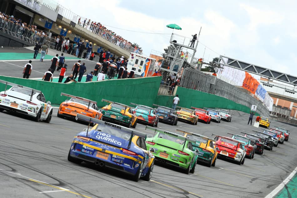 Porsche Império Carrera Cup corre em Interlagos no dia do aniversário da pista