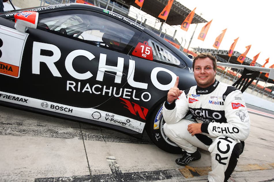 Werner Neugebauer é pole na Carrera Cup 4.0 em Interlagos, e Gaetano di Mauro é o mais veloz na Carrera Cup 3.8