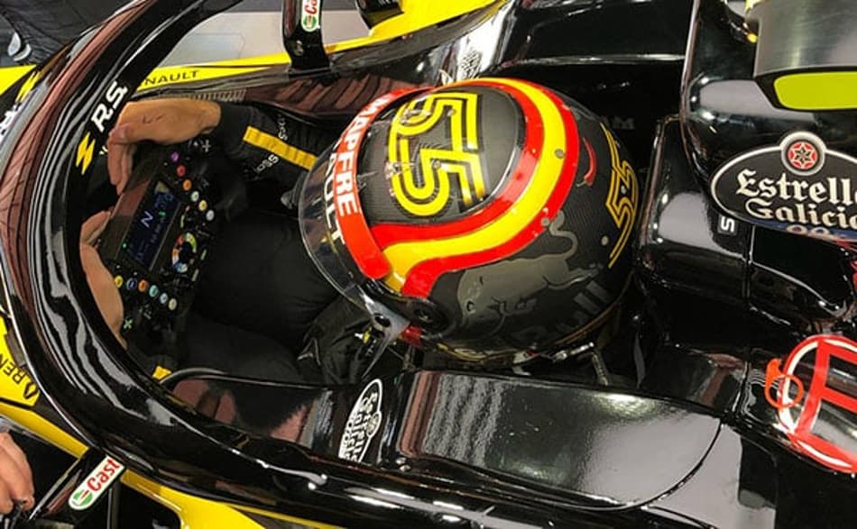 Sainz ainda não tem “total confiança” com seu carro na Renault