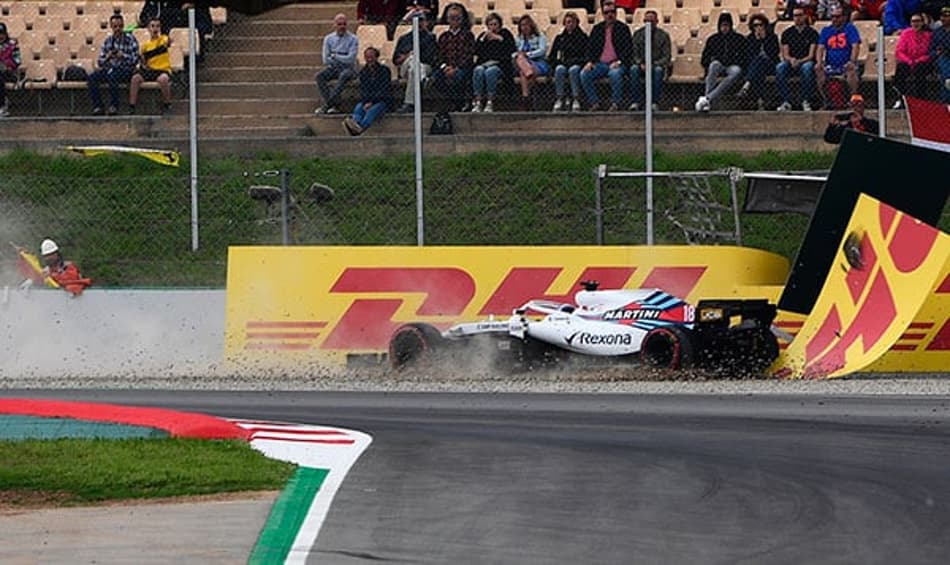 Lance Stroll deixa acidente dizendo que foi apenas um “toque”