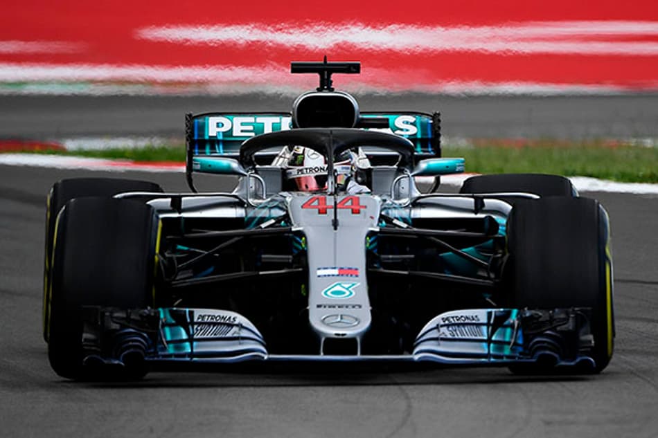 Hamilton em seu Mercedes W09: "Eu senti essa sinergia hoje"