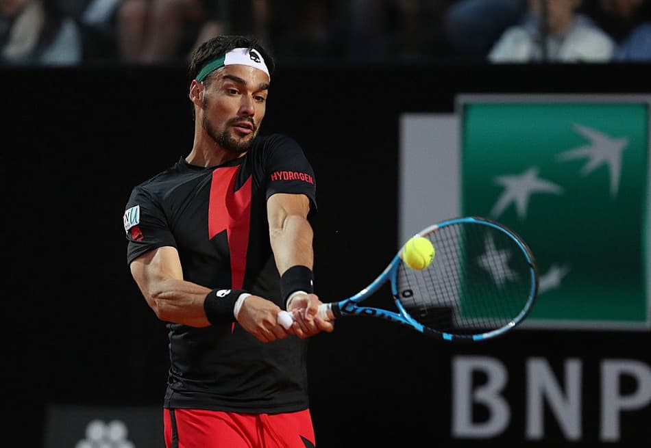Fognini domina Monfils, alcança 300ª vitória da carreira e desafia Thiem em Roma