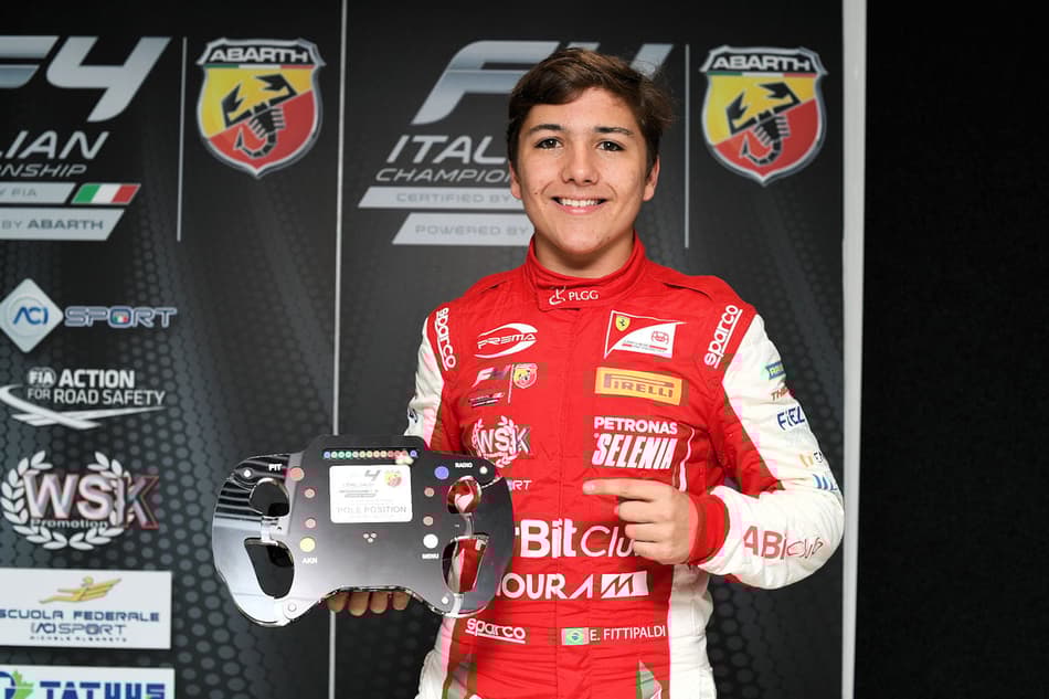 Com segundo e quinto lugares, Enzo Fittipaldi amplia liderança na F-4 Italiana