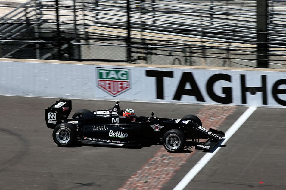 USF2000: Lucas Kohl salva pontos em corrida cheia de acidentes em Indianápolis