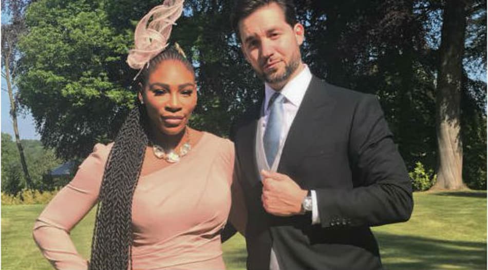 Serena marca presença no casamento da família Real