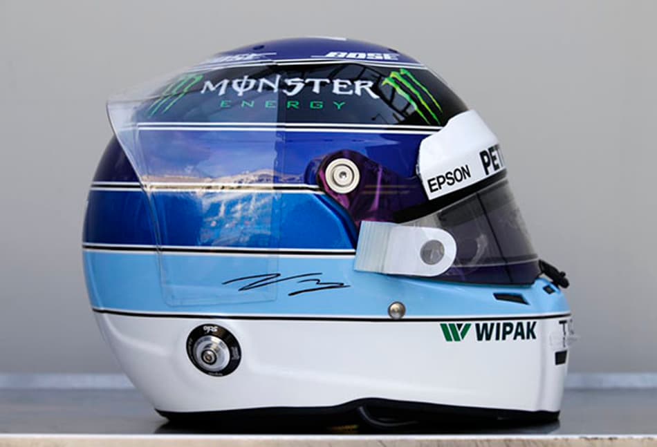 Bottas homenageia Hakkinen com capacete para o GP de Mônaco
