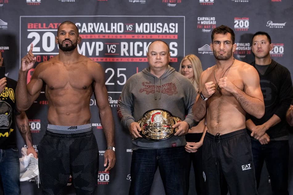 Gergard Mousasi Rafael Carvalho (Foto: Bellator MMA)