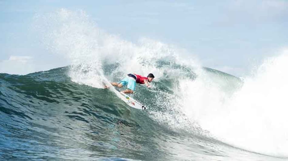 Gabriel Medina na etapa de Bali