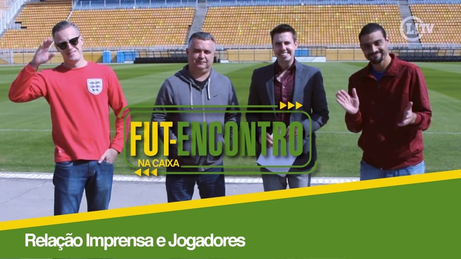 ‘Fut-Encontro na Caixa’ debate a relação entre jogadores e a imprensa