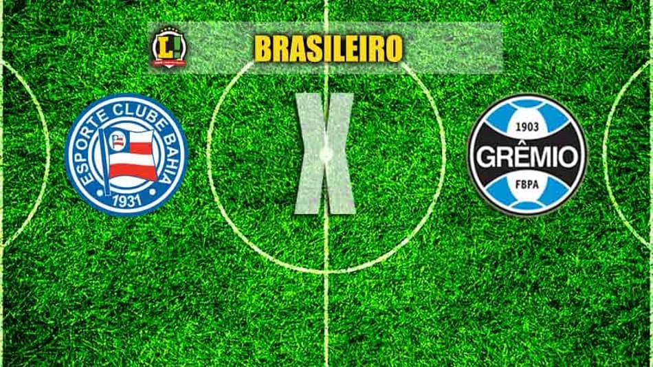 Em Salvador, Bahia e Grêmio jogam para se reabilitar no Brasileirão