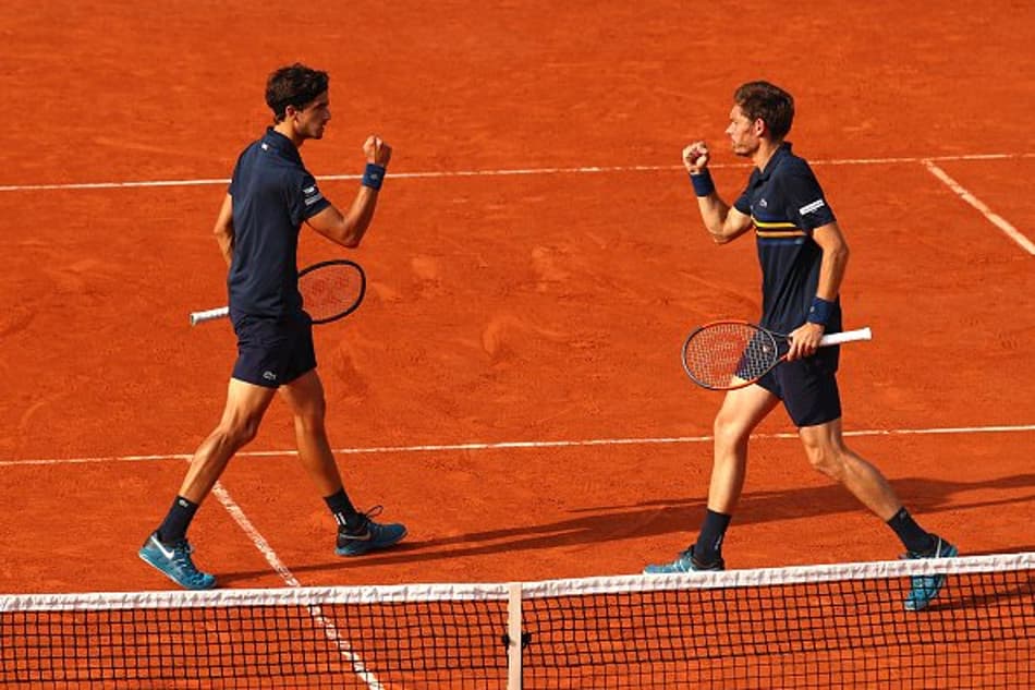 Pierre Hugues Herbert e Nicolas Mahut em Paris