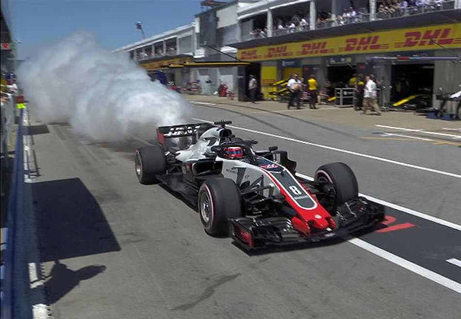 Grosjean fala em “má sorte” após sessão classificatória frustrante no Canadá