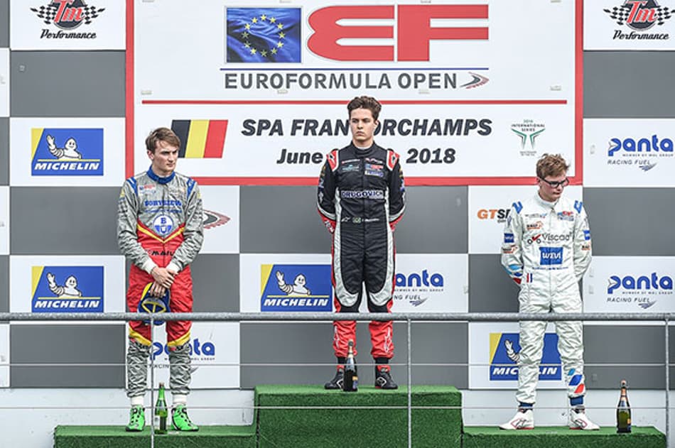 Drugovich vence pela quinta vez e dispara na liderança do Euroformula F3 Open