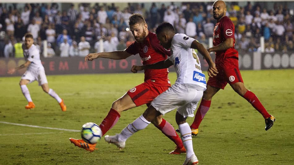 Último jogo: Santos 1 x 2 Internacional -Brasileirão - Vila Belmrio (10/06/2018)