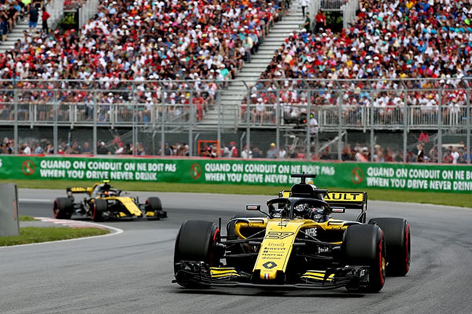 F1: Dupla da Renault comemora 10 pontos marcados no Mundial de Construtores