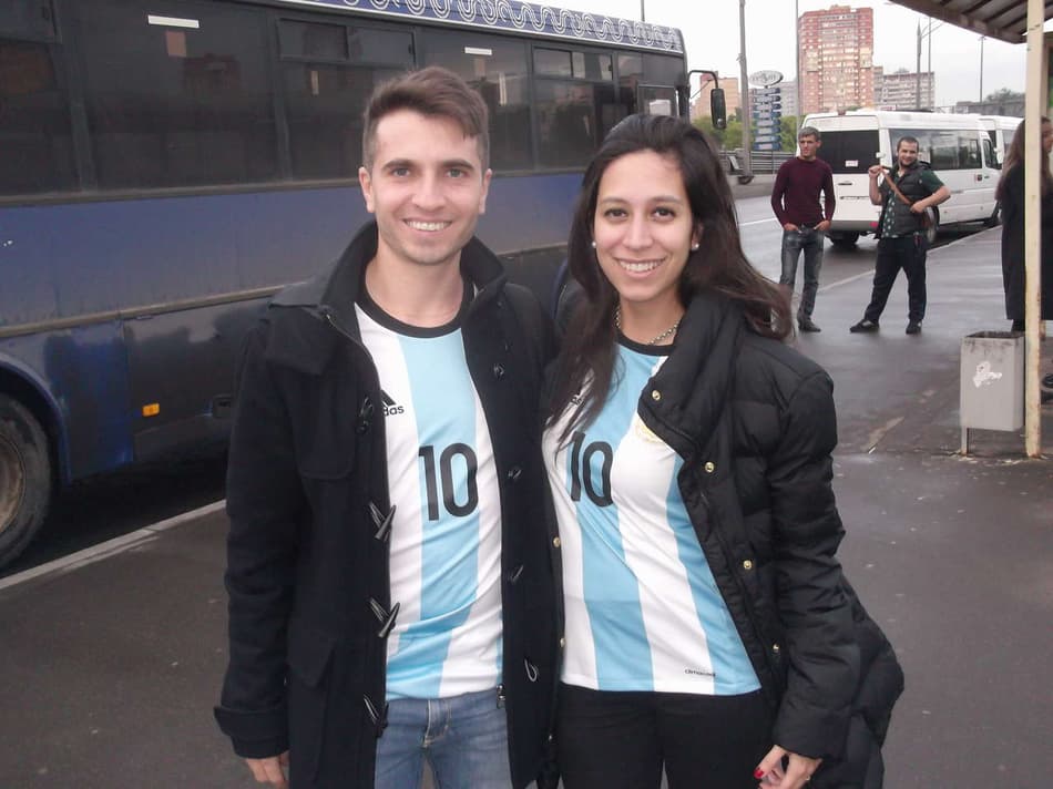 Um dia de frustração para torcedores no treino da Argentina