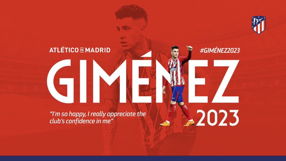 Atlético de Madrid renova por mais cinco anos com José Giménez