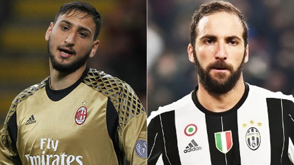 Milan estuda trocar Donnarumma com a Juventus por Higuaín