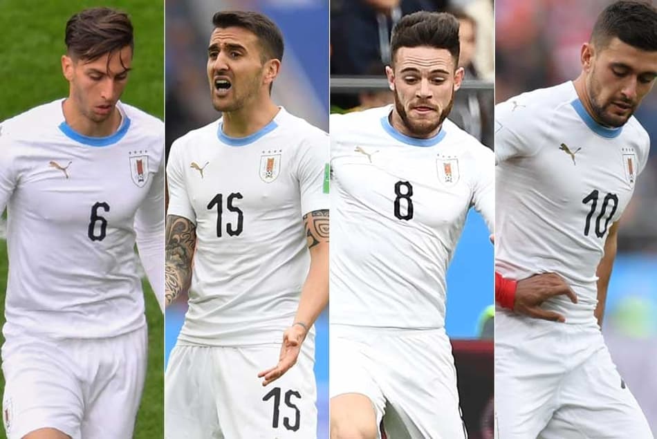 Conheça os estreantes que compõem o meio de campo uruguaio na Copa