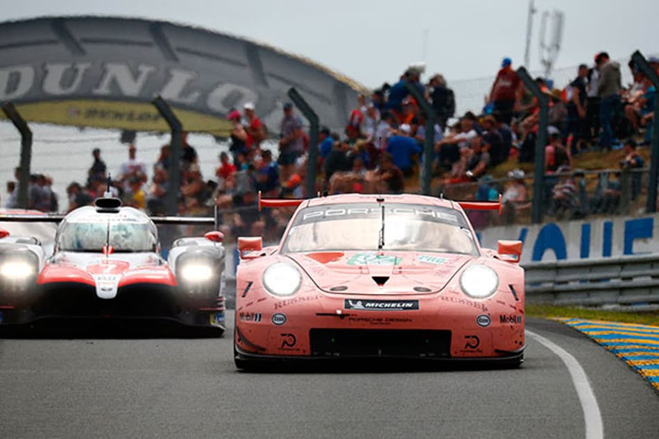 24h de Le Mans: Porsche ‘Pink Pig’ lidera a GTE-Pro depois de muitas mudanças; Toyota segue líder geral