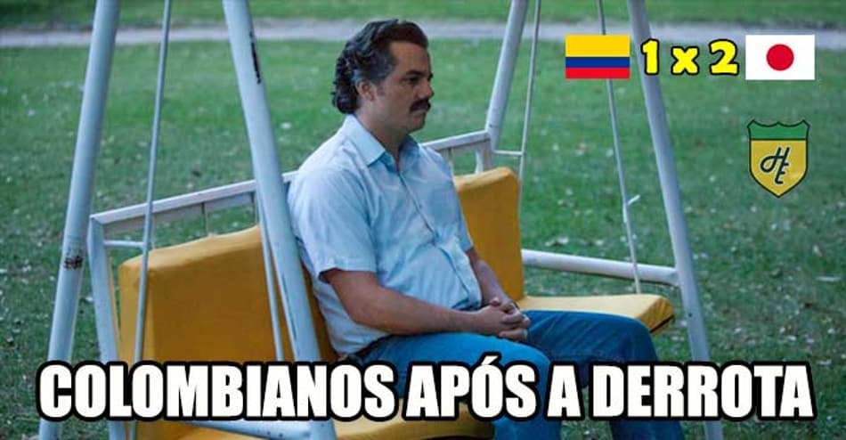 Escobar e Pikachu: os memes da vitória do Japão sobre a Colômbia