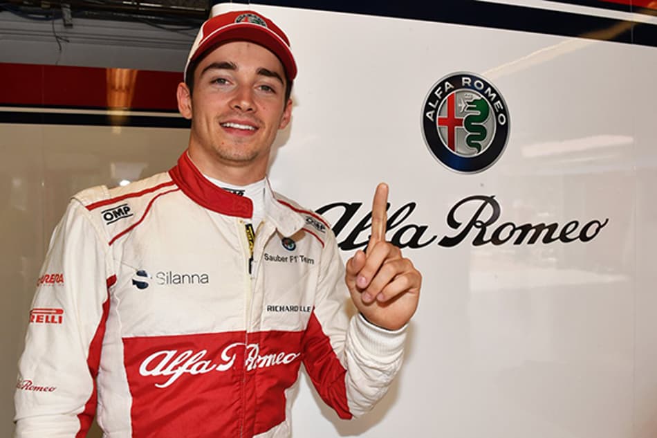 Leclerc tem contrato com a Ferrari até 2022