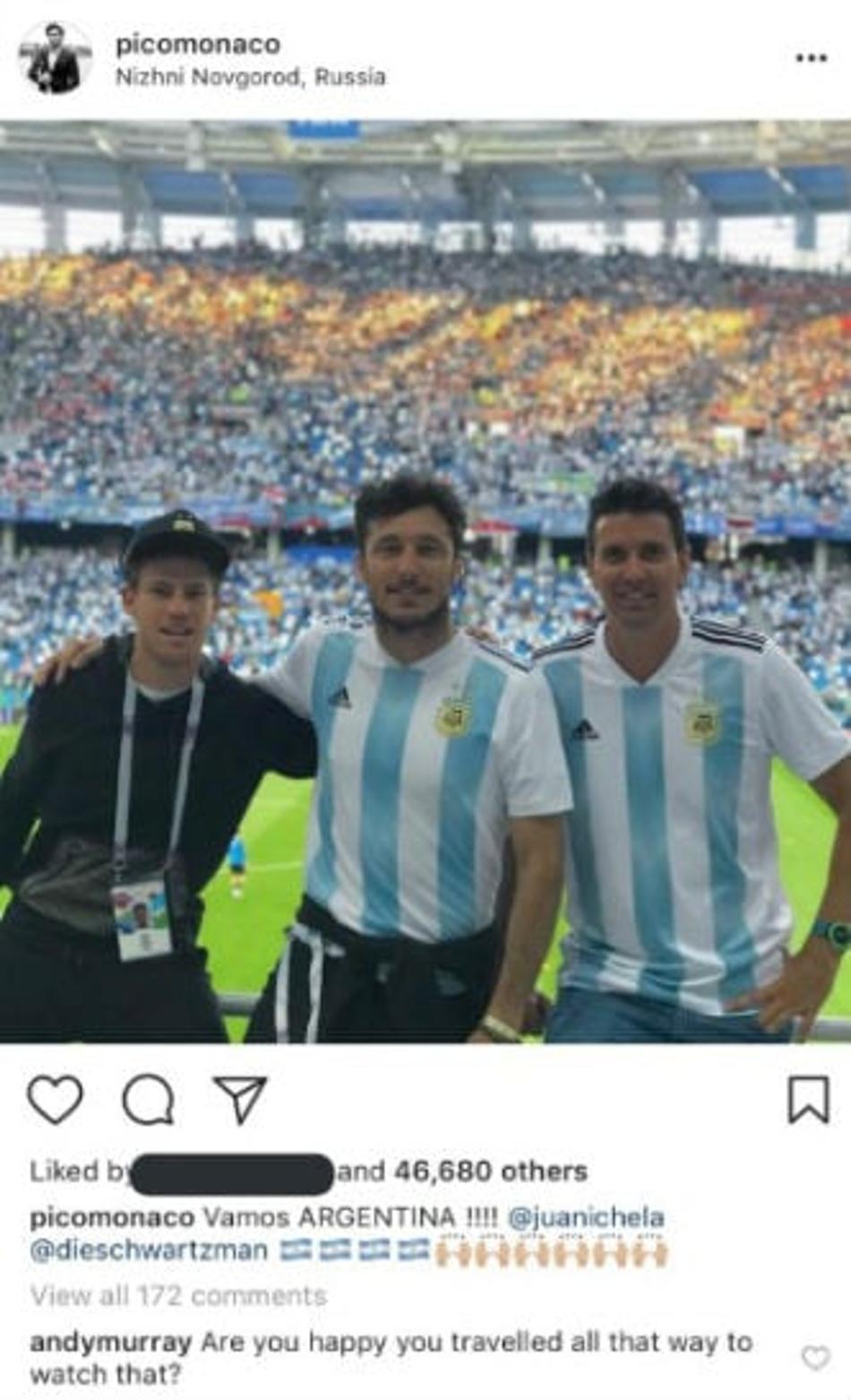 Murray tira sarro de tenistas argentinos após goleada da Croácia na Copa do Mundo