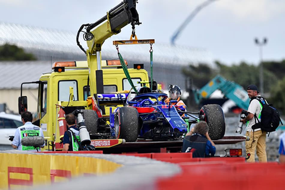 GP da França termina mais cedo para os franceses Gasly e Ocon