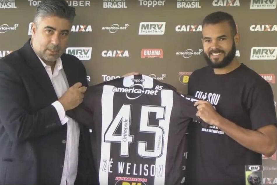 Novo reforço, José Welison é apresentado no Atlético-MG