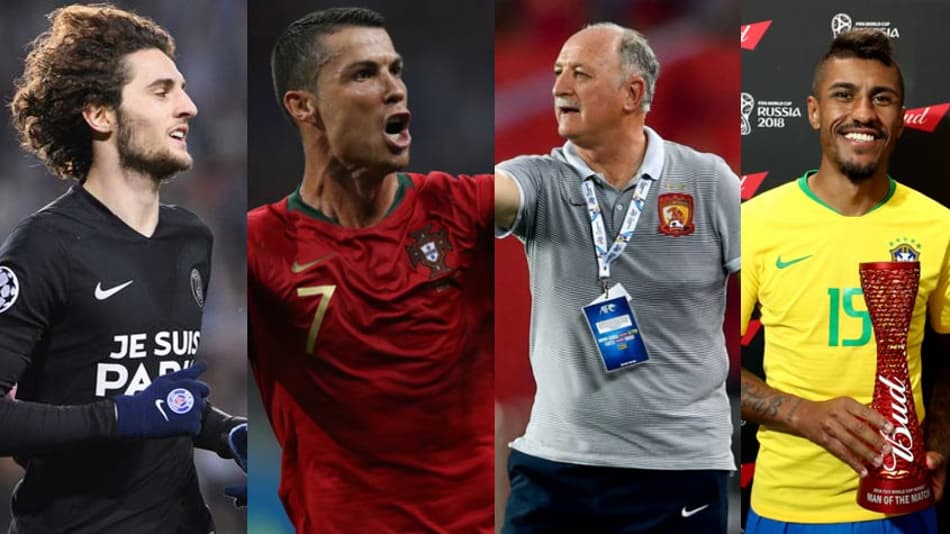 CR7, Paulinho, Rabiot, Felipão… Veja o vaivém desta terça-feira