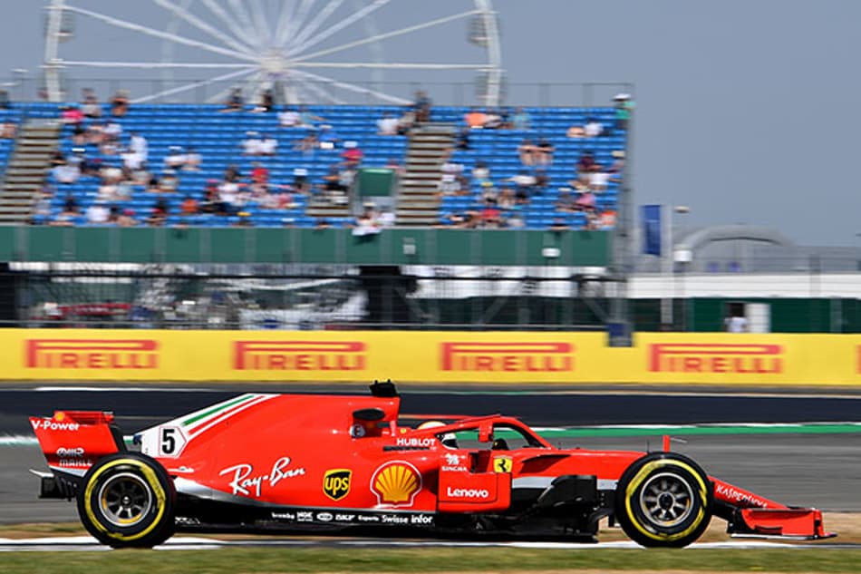 F1: Vettel acaba com a “magia da Mercedes” após TL2 em Silverstone