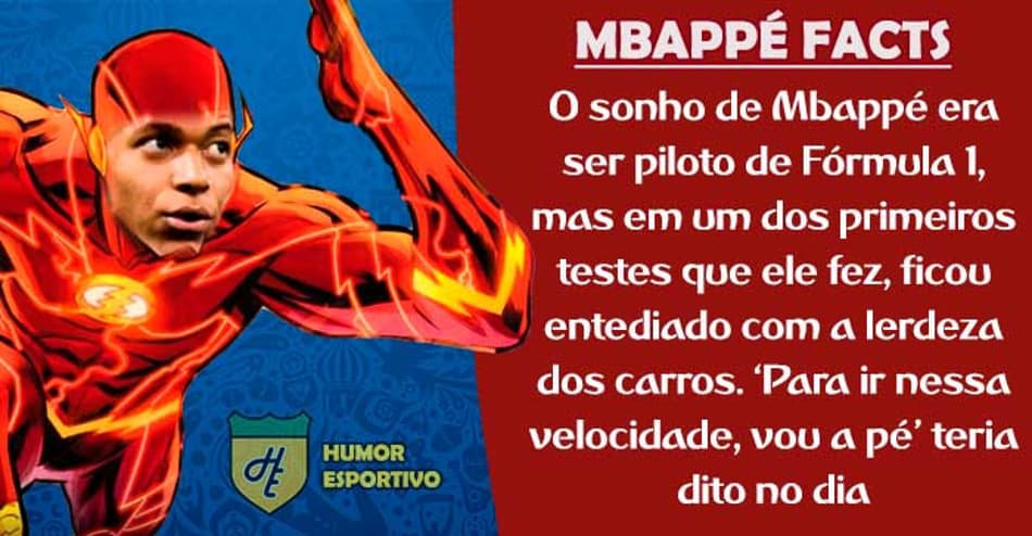 Mbappé Facts: as brincadeiras com a velocidade do destaque da França
