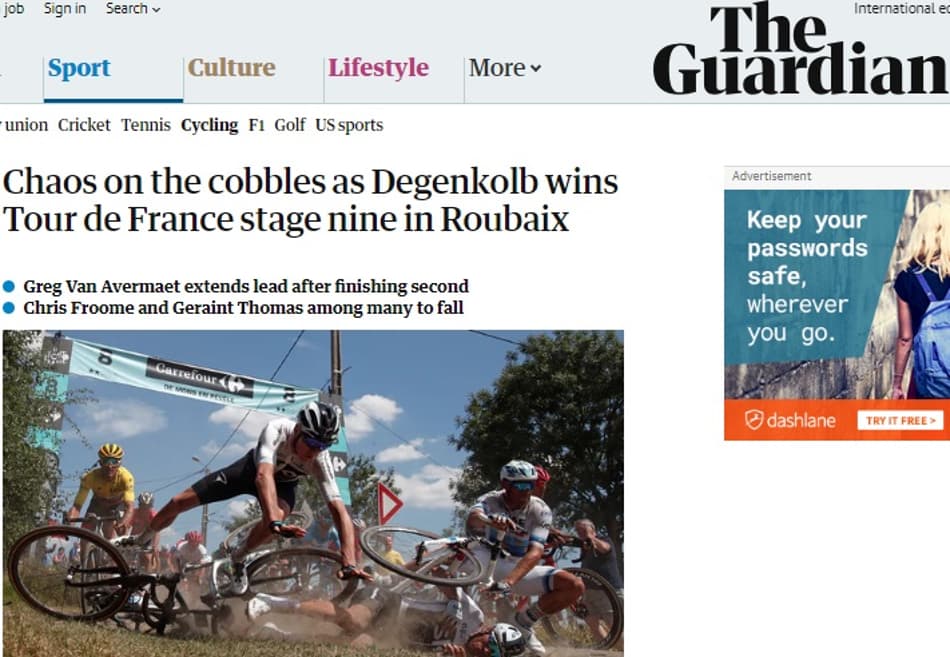 Volta da França: Confira a repercussão da vitória de Degenkolb na imprensa internacional