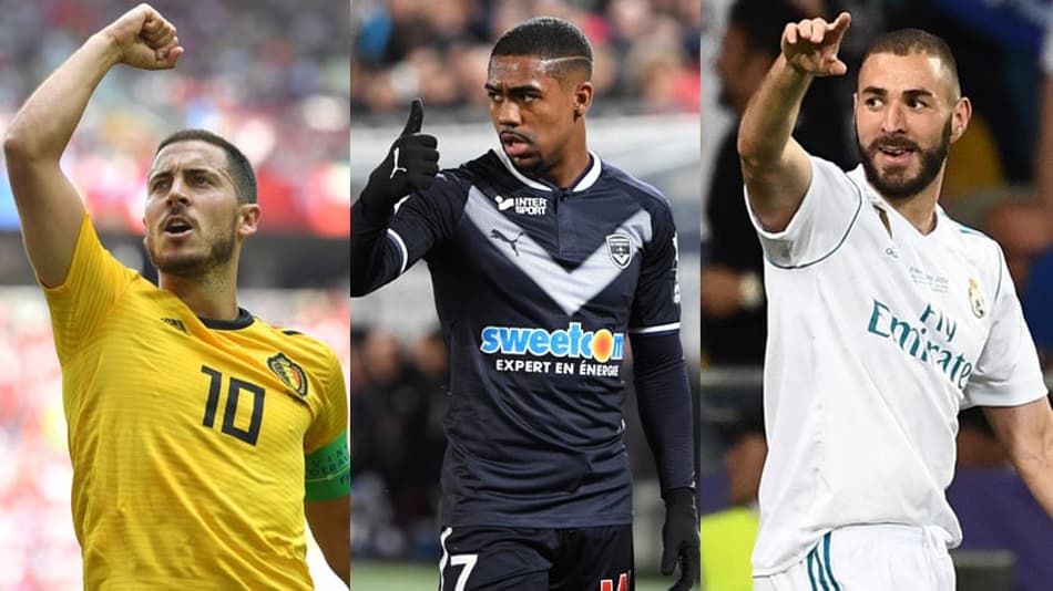 Hazard, Malcom e Benzema… Veja o resumo do vaivém deste sábado
