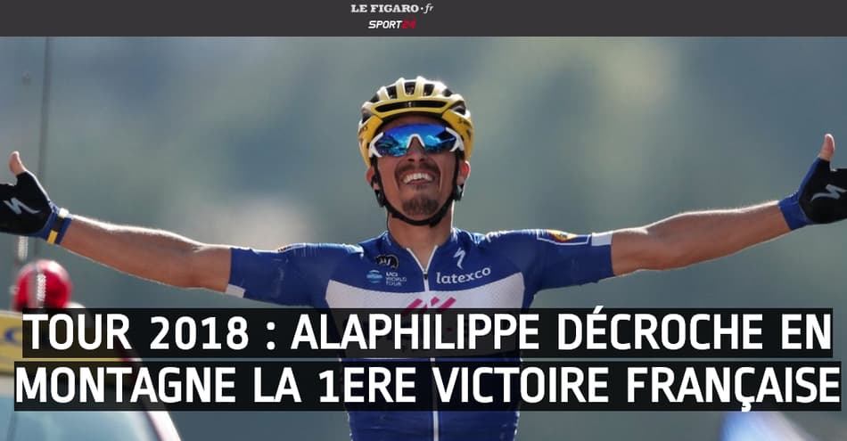 Triunfo de Alaphilippe na Volta é destaque na imprensa internacional