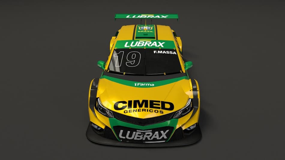 Confira como será o carro de Felipe Massa na Corrida do Milhão