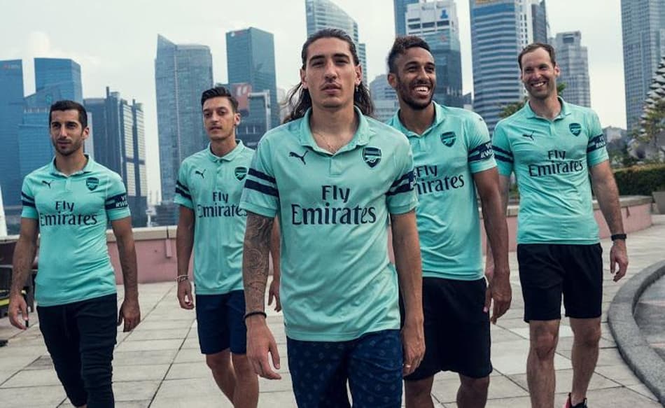 Arsenal, Hamburgo e Lazio: trio lança uniformes para a temporada; veja fotos