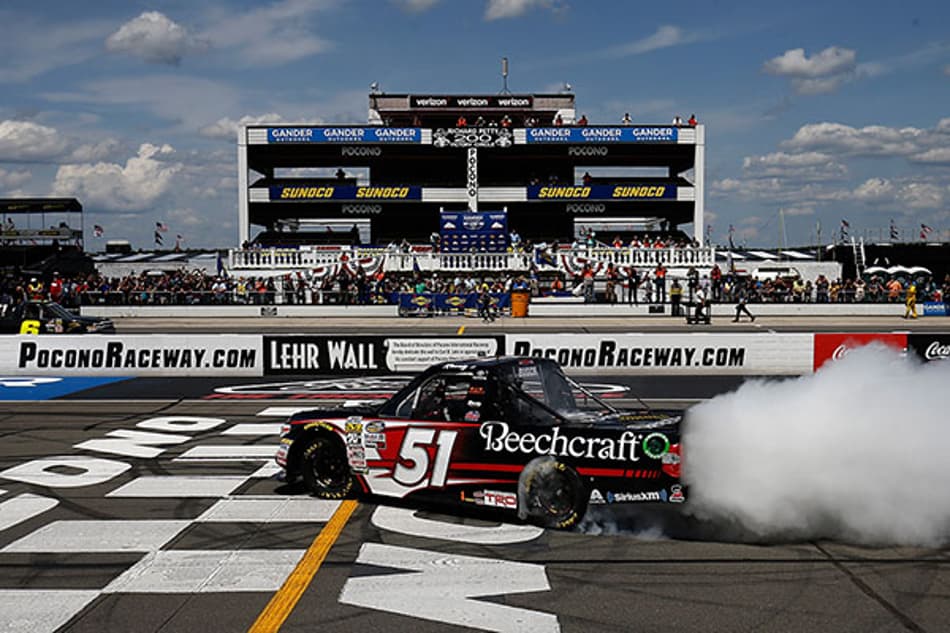 Busch conquista vitória da NASCAR Truck Series em Pocono