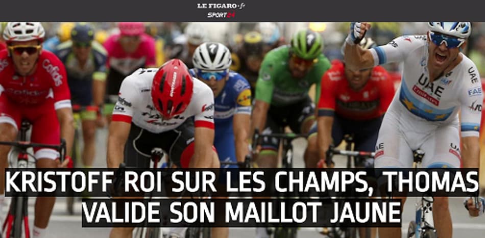 Imprensa internacional destaca conquistas na última etapa da Volta